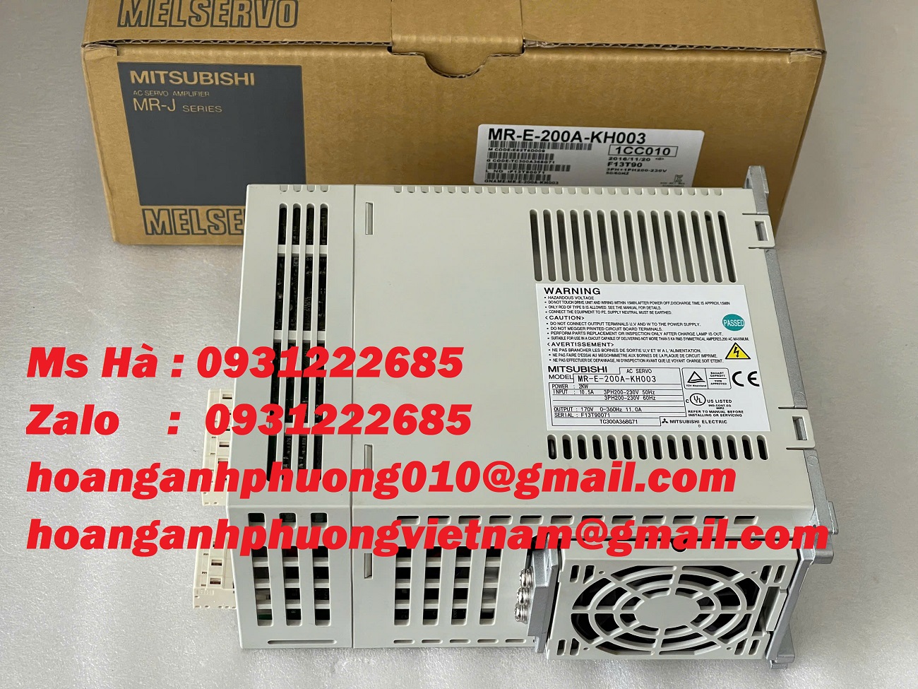 Mitsubishi MR-E-200A-KH003 bộ điều khiển động cơ 2kW